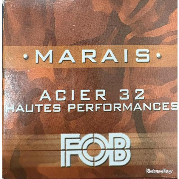 Cartouches FOB MARAIS ACIER 32 haute performance calibre 12 70 32g x25