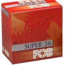 Cartouches FOB SUPER 36 calibre 12/70 36g BJ n&deg;8 x25