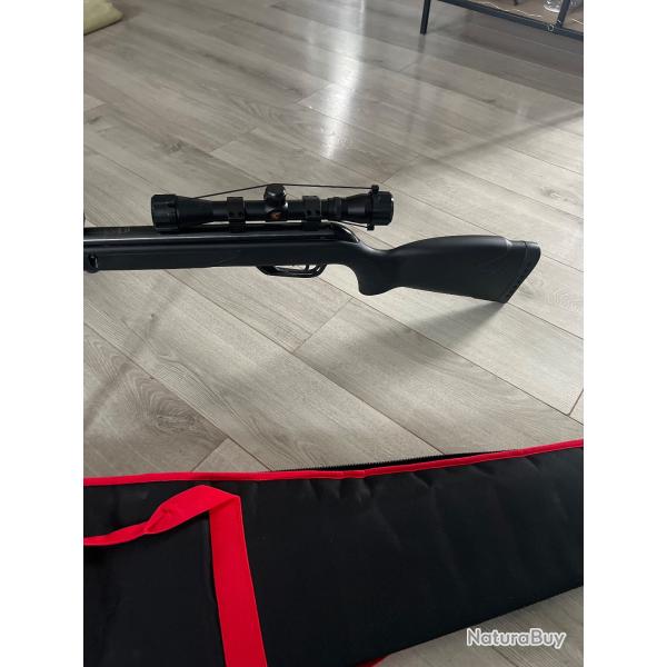 Carabine � plomb GAMO black bear avec sa lunette GAMO 4x32 son bipied et son fourreau GAMO NEUVE!!