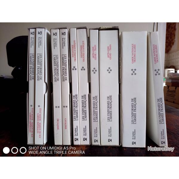 Lienhart & Humbert - les uniformes de l'arme Franaise de 1690  1894 - 5 tomes