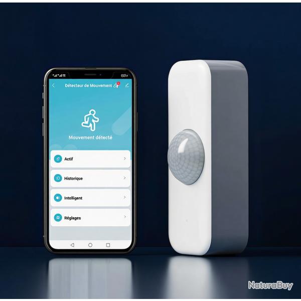 Dtecteur de mouvement pour camping-car ou atelier - Notifications d'alerte via l'Application mobile