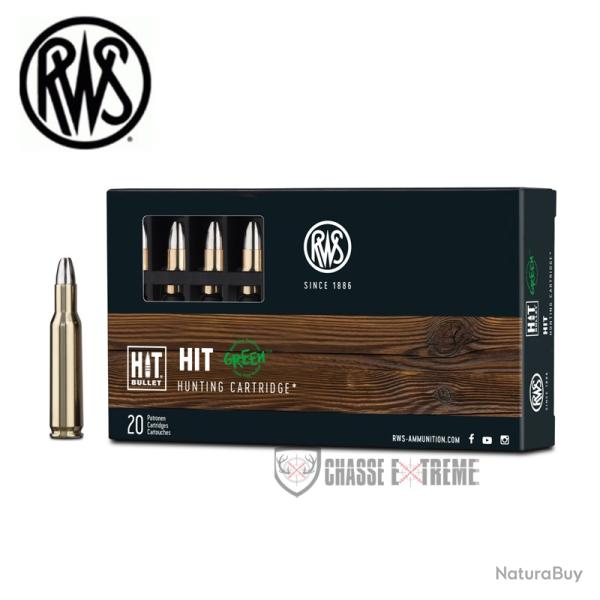 20 Munitions RWS Cal 243 Win 80gr HIT