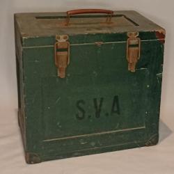 Caisse bois Service V&eacute;t&eacute;rinaire des Arm&eacute;es 39/45 WW2