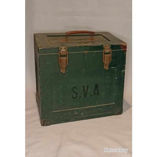 Caisse bois Service V�t�rinaire des Arm�es 39/45 WW2