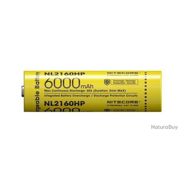 Batterie Li-ion 21700 - 6000mAH - Nitecore