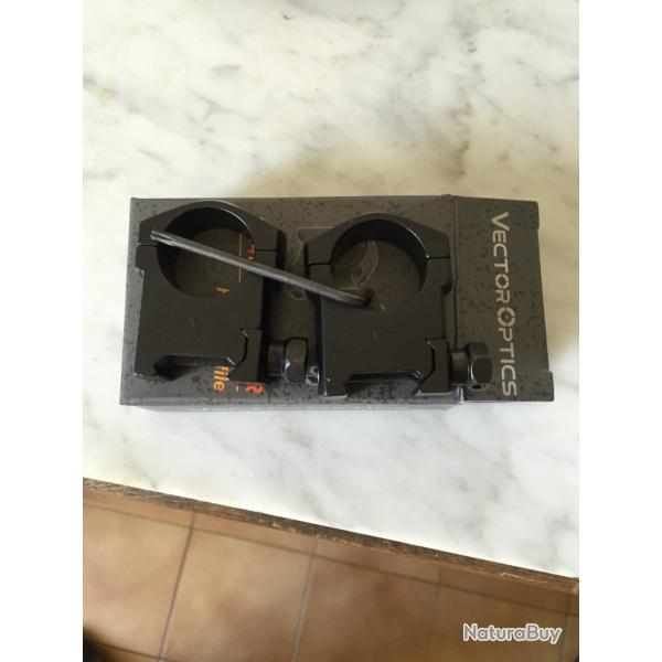 Colliers Vector Optics en 25,4 haut.