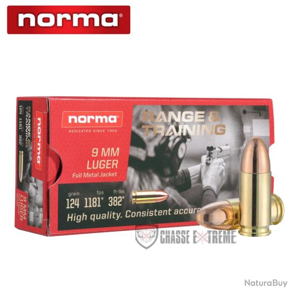50 Munitions NORMA Range & Training Cal 38 Special 157gr JHP