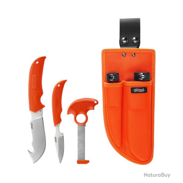 Kit d'outils de chasse Walther HUNTER SET lame acier 440C