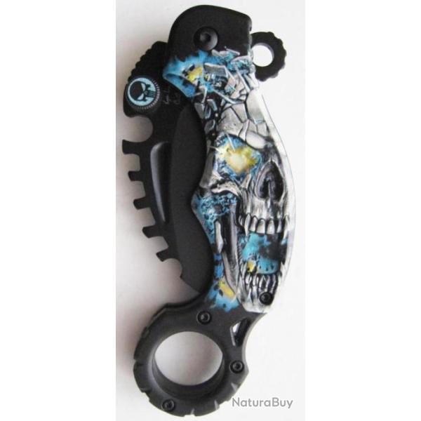 COUTEAU DE COLLECTION  SKULL - R�f.047