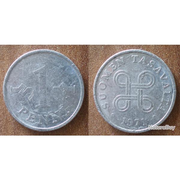Finlande 1 Penni 1971 Europe NordPiece Markka