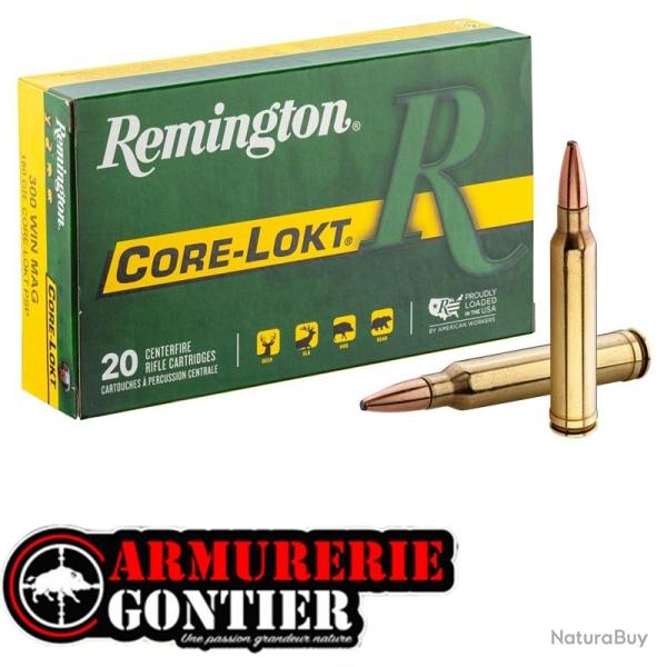 Munitions Remington .300 Win Mag Core-Lokt 180 gr - Bo�te de 20
