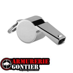 Sifflet en cuivre nickel&eacute; &agrave; roulette mod&egrave;le Police ELLESS