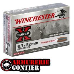 Munitions Winchester 9,3x62 18.5g 286grains Power-Point