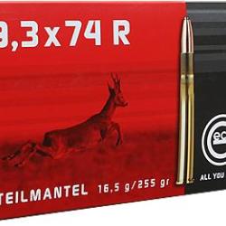 Munitions GECO 9,3x74R 16.5g 255grains TeilMantel