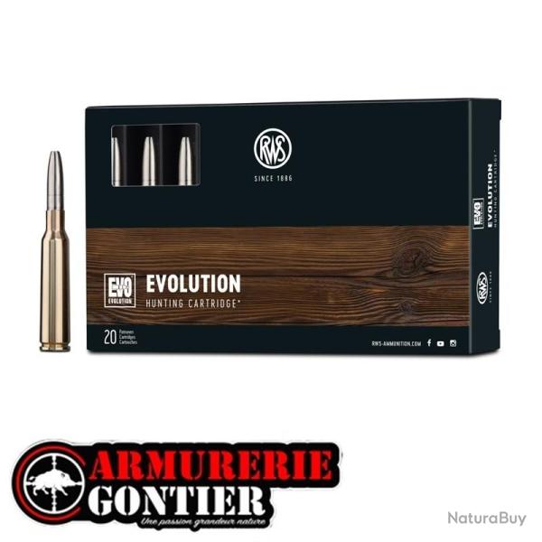 Munitions RWS 8x57JRS 13.0g 200grains Evolution