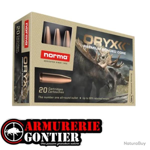 Munitions NORMA 8x57JRS 12.7g 196grains Oryx Bonded