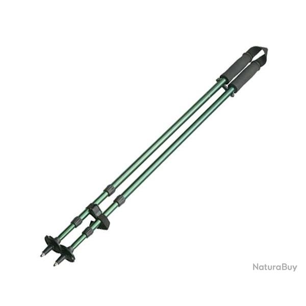 Canne d'approche t�lescopique bipode en aluminium
