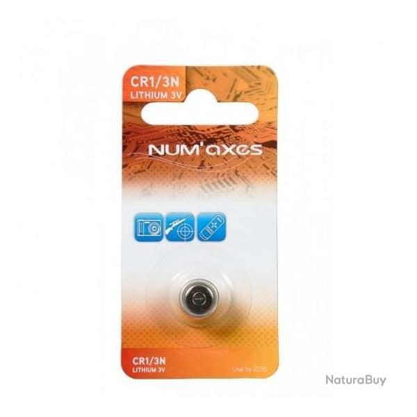 Piles CR1/3 N Lithium NUM'AXES 3V