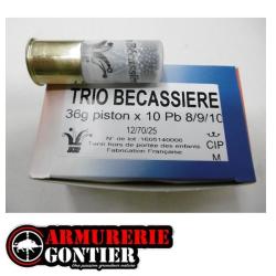 Cartouches JOCKER TRIO BECASSIERE 12/70 36 N&deg;8/9/10 X10