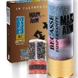 Cartouches MARY ARM B&eacute;casse Dispersante Cal.12 n&deg; 8.5 35g