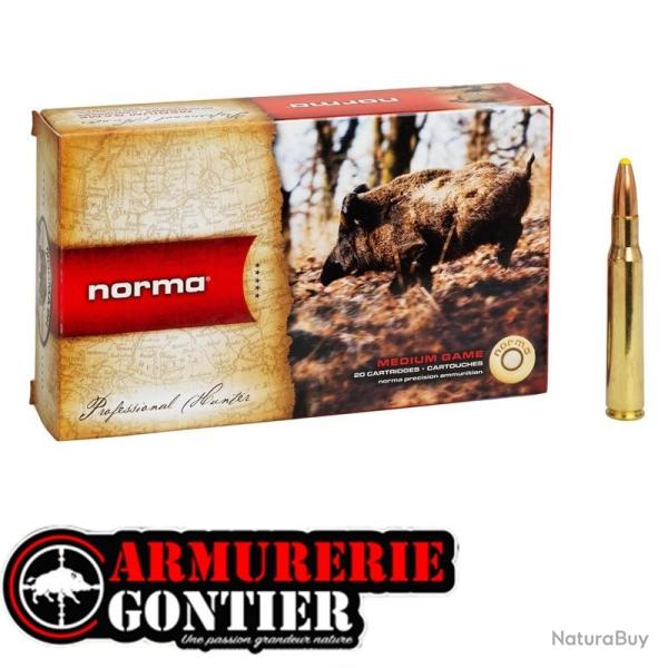 Munitions NORMA 9,3x62 18.5g 286grains pointe plastique PPDC