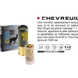 Cartouches MARY ARM CHEVREUIL 38 Bourre &agrave; jupe N&deg;1+2