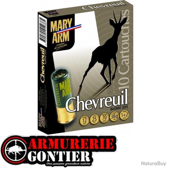 Cartouches MARY ARM CHEVREUIL 38 Bourre � jupe N�1+2