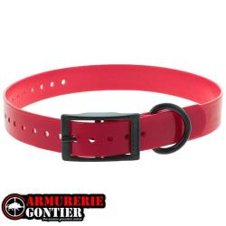 Collier CANIHUNT XTREM PU ROUGE 450mmx19mm