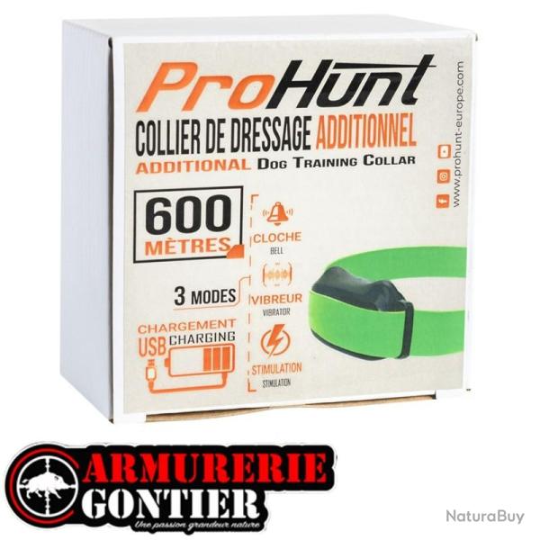 Collier de Dressage PROHUNT suppl�mentaire port�e 600M phac052