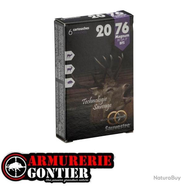 SAUVESTRE BALLE FLECHE 20/76 X6