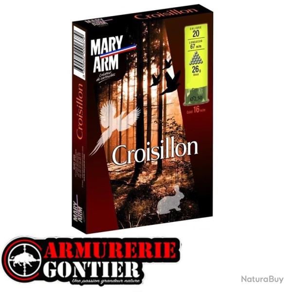 Cartouches MARY ARM CROISILLON 20 67 26g