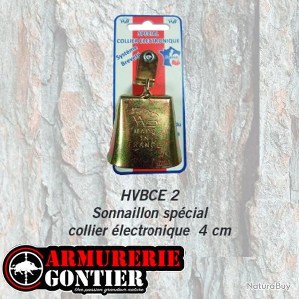 SONNAILLON HVB ZINGUE 4 CM pour collier �lectronique HELEN BAUD