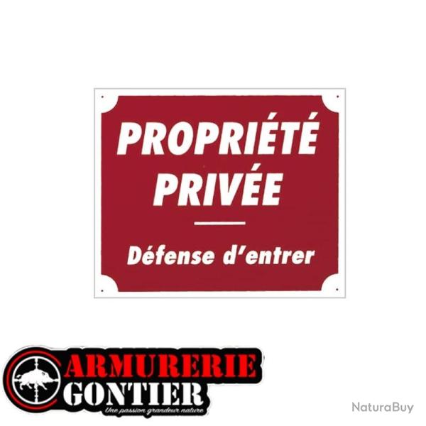 Panneau PROPRIETE PRIVEE AKYLUX 30x25