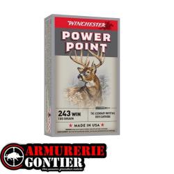 Munitions WINCHESTER 243W 100GR POWER POINT