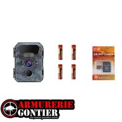 NUM'AXES - Pack Pi&egrave;ge photographique PIE1066 + 4 piles AA LR6 + carte m&eacute;moire 32 Gb