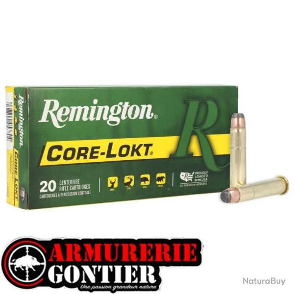 Munitions REMINGTON 45/70 govt 405grains Core-Lokt PSP