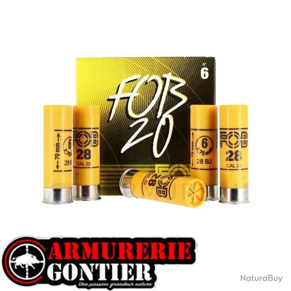 Cartouches FOB 20 20 70 28G BJ X25