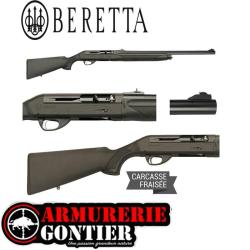 Fusil semi-automatique Beretta Bellmonte I Synth&eacute;tique SLUG ray&eacute; cal 12/76 Canon 61 cm
