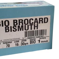 BOITE DE 10 CARTOUCHES BROCARD 30G BOURRE JUPE CAL.20/70 BISMUTH N&deg;1 - SUBSTITUT TOUS FUSILS