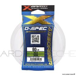 Fils nylon XBRAID D Spec absorber 30m #40 140lb