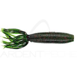 Leurre souple GARY YAMAMOTO Fat ika 4 208 Watermelon W/Black red flake