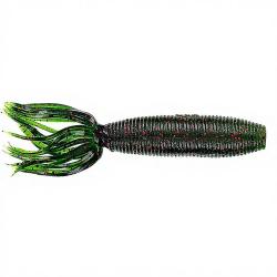 Leurre souple GARY YAMAMOTO Fat ika 4 208 Watermelon W/Black red flake