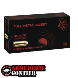 Munitions Geco 45 ACP FMJ 230 gr boite de 50