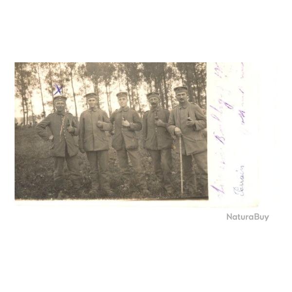 Carte - Photo Groupe de soldats allemands N�1565