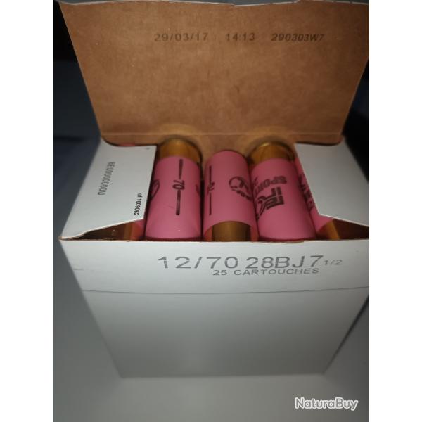 Cartouche calibre 12 28gr