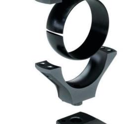 JEU DE COLLIER BRONZE OPTILOCK 30MM BAS OBJECTIF 59 &agrave; 67mm + JEU D'EMBASE RAIL 17MM COLLIERS OPTILOC