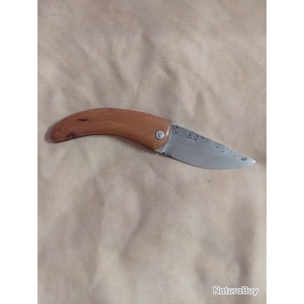 Couteau pliant forg deux clous en cade