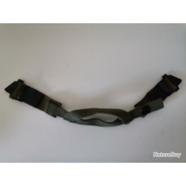 Jugulaire mentonnire pour casque US M1 scurise scotch noir