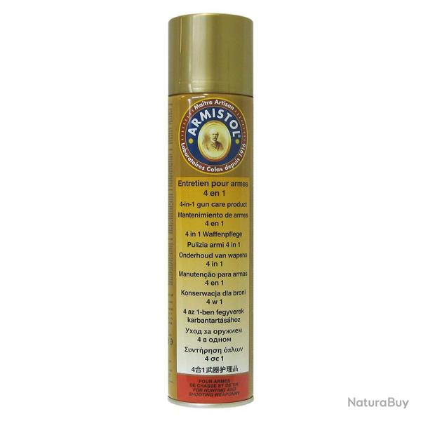 Huile ARMISTOL 4 en 1 pour entretien armes 300ml