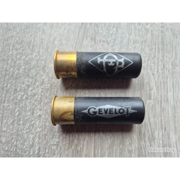 Cartouches anciennes chevrotine - cal. 16